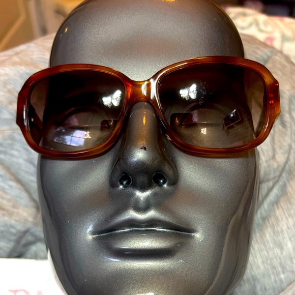 DIOR Brown Oversized Sunglasses TEMPLE DIOR - Picture 1 of 8